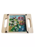 Golyóvezető ügyességi játék, A farmon Magni