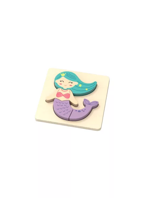 Fa formabeillesztő puzzle, Sellő Magni