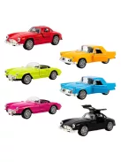 Hátrahúzós old timer kisautók, többféle Magni