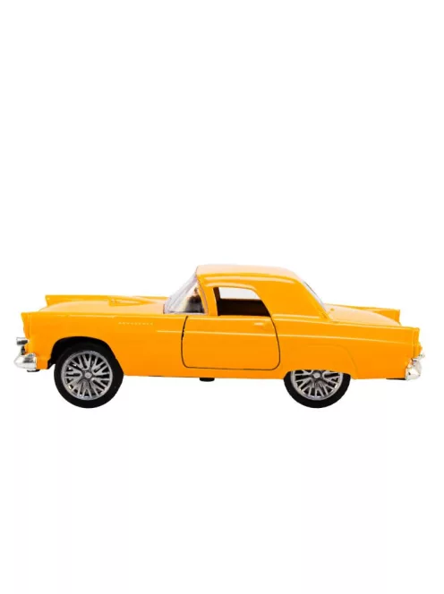 Hátrahúzós old timer kisautók, többféle Magni