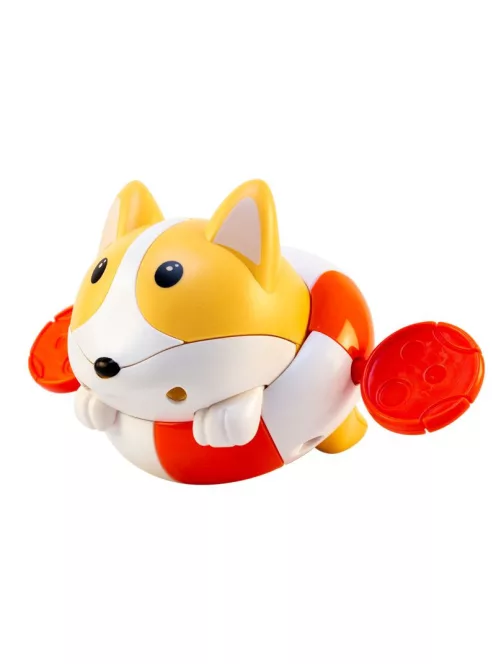 Felhúzható fürdőjáték corgi kutya mentőövvel, kétféle Magni
