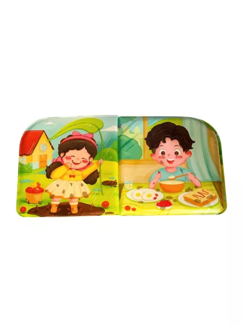 Fejlesztő fürdőkönyv letörölhető oldalakkal és fürdőjátékkal Magni