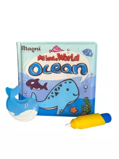   Fejlesztő fürdőkönyv színváltoztató oldalakkal, ecsettel és fürdőjátékkal Magni