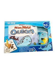   Fejlesztő fürdőkönyv színváltoztató oldalakkal, ecsettel és fürdőjátékkal Magni