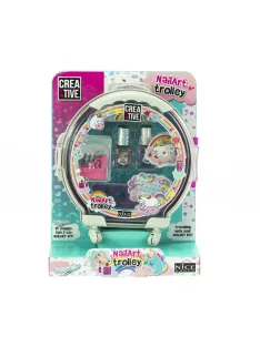   Unikornisos gurulós körömápoló bőrönd, 2 féle - Nice Group