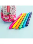 Girabrilla flitteres, színezhető unikornisos tolltartó filcekkel Nice Group