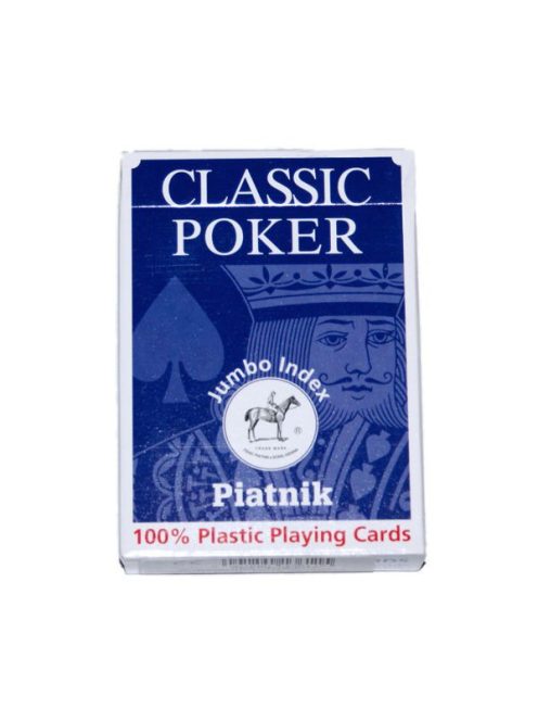 Plasztik póker 1*55 lap nagyindex