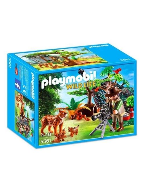 Hiúzcsalád és a természetfotós 5561 Playmobil