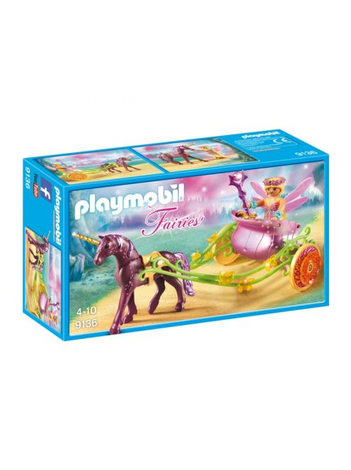 Virágtündér unikornis hintón Playmobil 9136