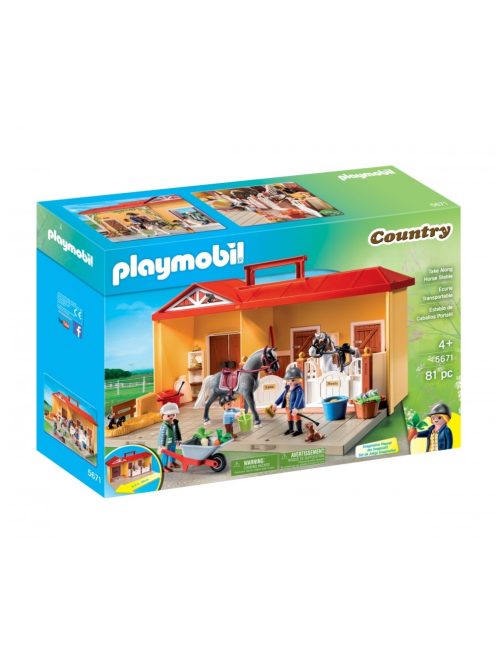 Hordozható - Istálló Playmobil 5671