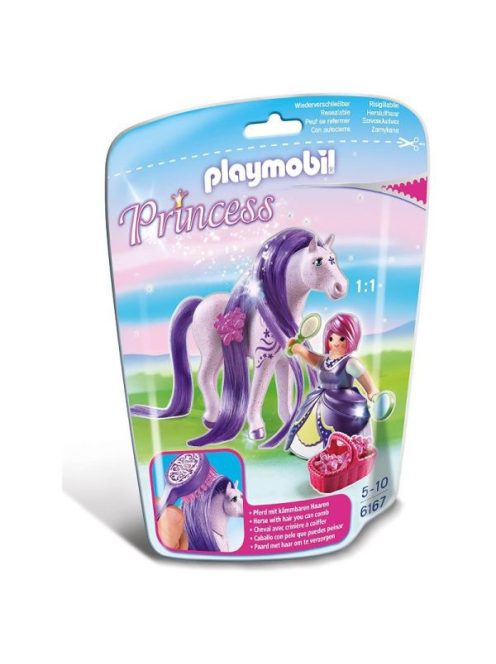 Princess Fésülhető lovacska Viola Playmobil 6167