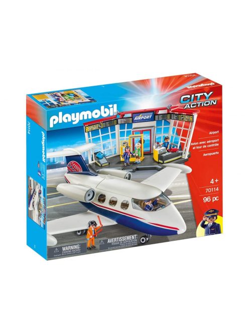 Repülőtér repülővel 70114 Playmobil