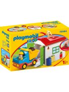 Teherautó formaválogató garázzsal 70184 Playmobil 1.2.3