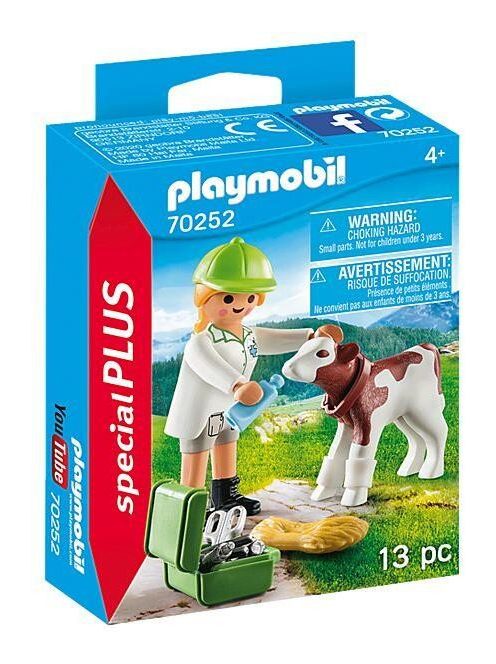 Állatorvosnő kisborjúval 70252 Playmobil