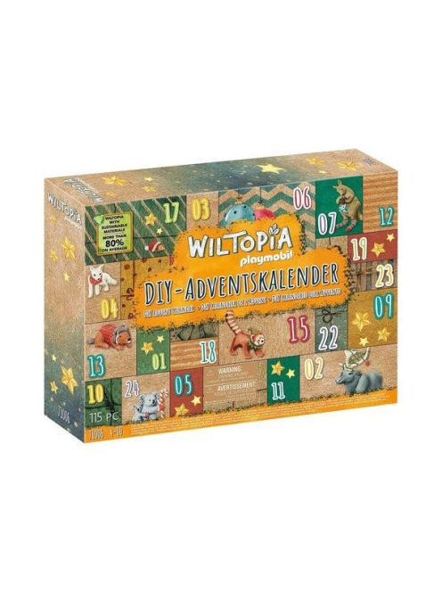 Wiltopia - DIY Adventi naptár: Állati világutazás Playmobil 71006