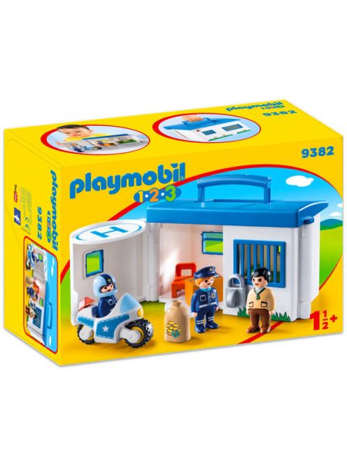 Hordozható rendőrség kicsiknek Playmobil 9382