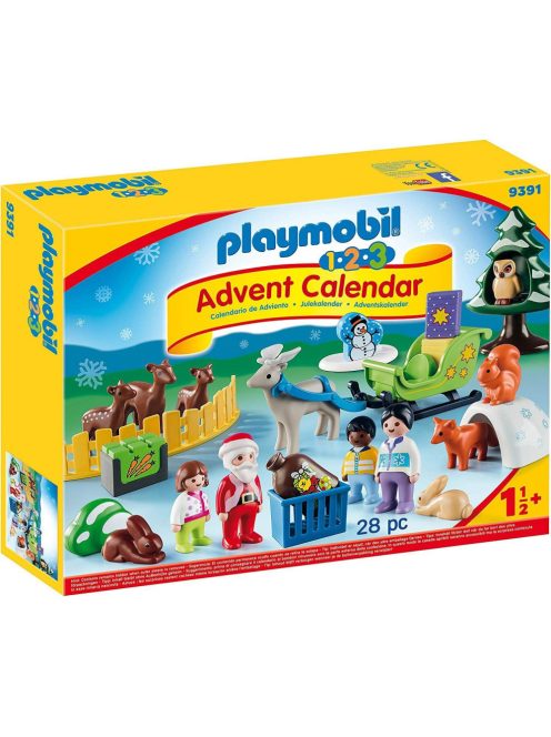 1.2.3 Adventi naptár - Erdei karácsony Playmobil 9391