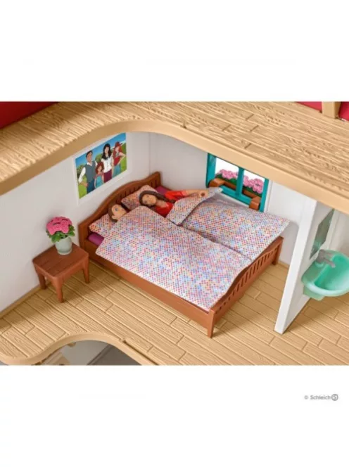 Nagy lovarda lakóházzal és istállóval-Schleich
