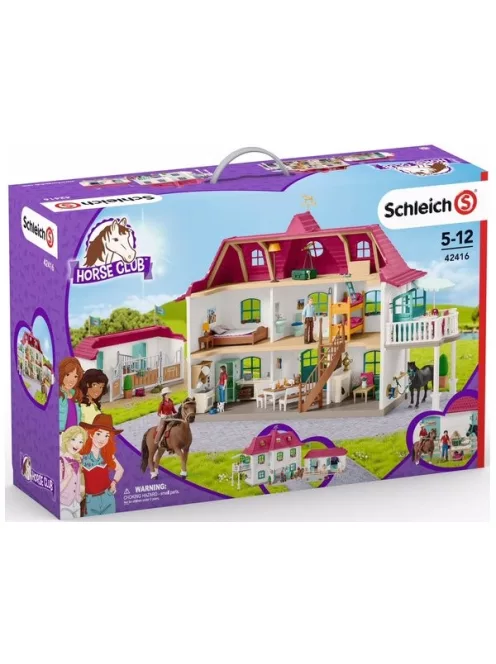 Nagy lovarda lakóházzal és istállóval-Schleich