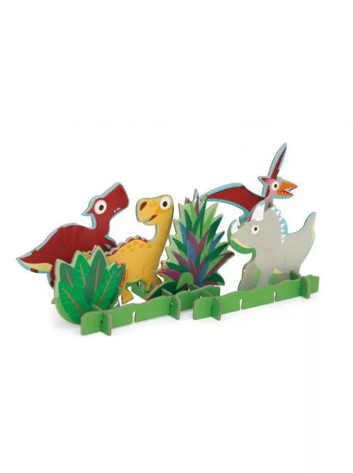 2 az 1-ben puzzle és 3D puzzle Dino Scratch Europe
