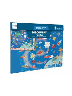   2 az 1-ben mágneses puzzle és megfigyelő játék, Világűr Scratch Europe