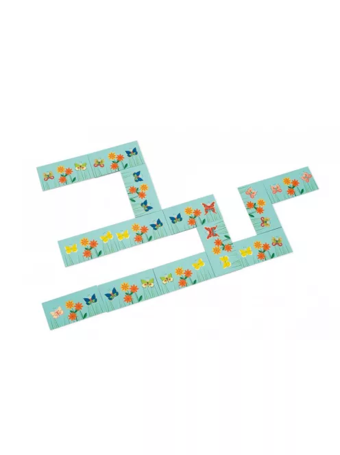 Készségfejlesztő játék -Pillangók -Dominó, memória, mágneses horgászat Scratch Europe