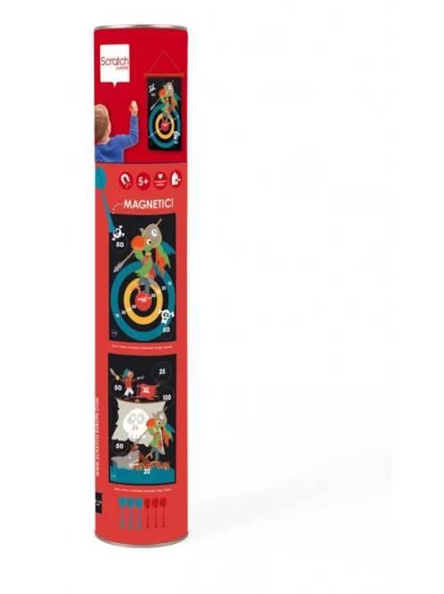Mágneses darts játék-Kalózok Scratch Europe