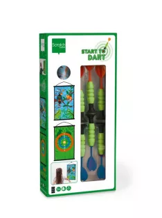   Darts kezdőkészlet Dzsungel, 38*60 cm 2 oldalas, Scratch Europe