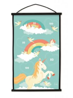   Darts kezdőkészlet, Unikornis 38*60 cm 2 oldalas, Scratch Europe