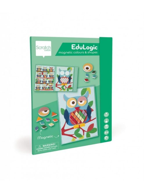Baglyok - Színek és formák mágneses logikai játék EduLogic -  Scratch Europe