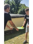 Neoprén ugró labda ügyességi játék, zöld Sunflex