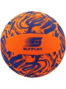 Narancssárga neoprén strandlabda 21 cm-es Sunflex