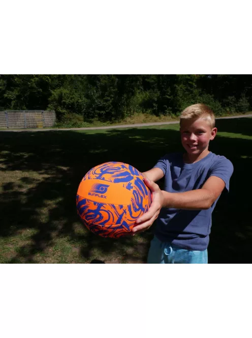 Narancssárga neoprén strandlabda 21 cm-es Sunflex
