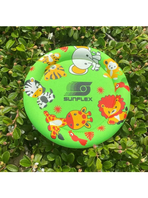 Dzsungeles neoprén frizbi 15 cm-es Sunflex