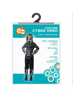 Cyber hero jelmez- M-es méret, 5-6 év