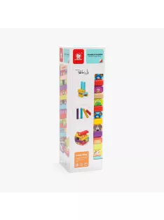 Montessori állatos jenga torony TOPBRIGHT