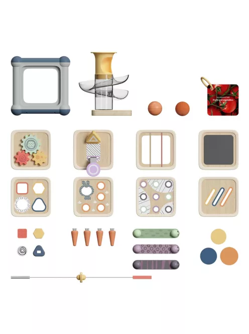 Finommotorika fejlesztő kocka 10 aktivitással TOPBRIGHT