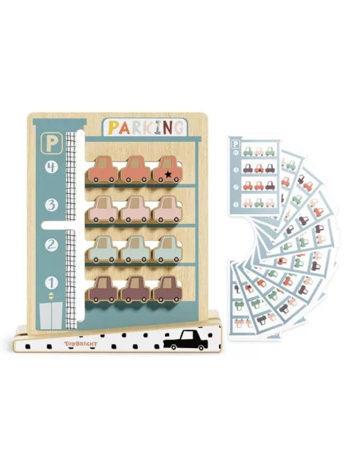 Parkolási feladványok fa logikai játék TOPBRIGHT