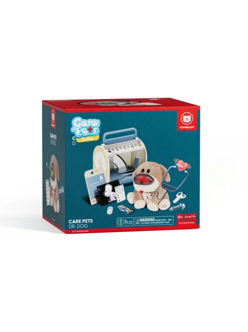 Interaktív állatklinika kutya gondozó játékkészlet fényekkel és hangokkal TOPBRIGHT