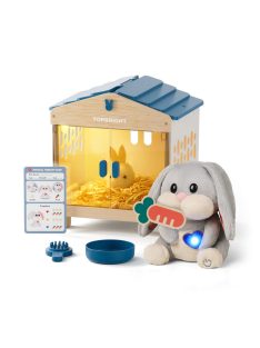   Interaktív nyuszi gondozó játékkészlet, fényekkel és hangokkal TOPBRIGHT