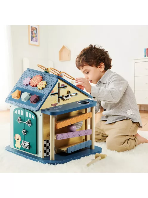 Montessori matató házikó 12 tevékenységgel és fényekkel TOPBRIGHT