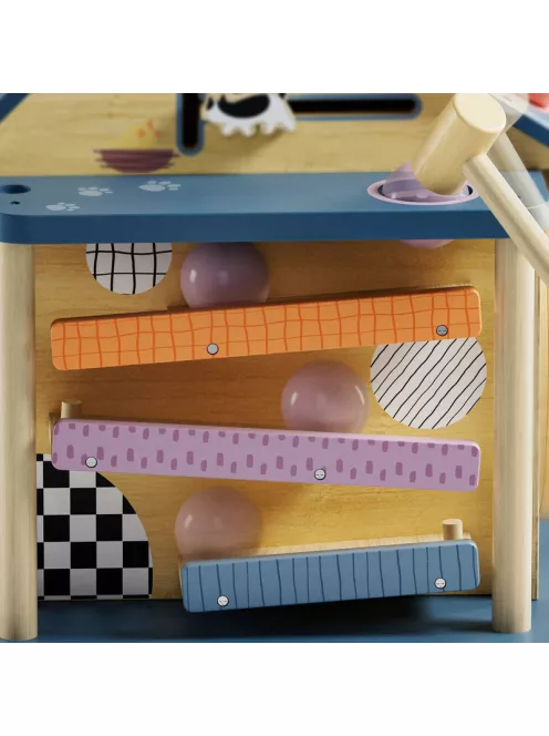 Montessori matató házikó 12 tevékenységgel és fényekkel TOPBRIGHT