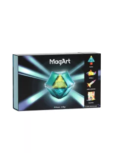 MagArt mágneses építőkészlet 64 db-os TOPBRIGHT