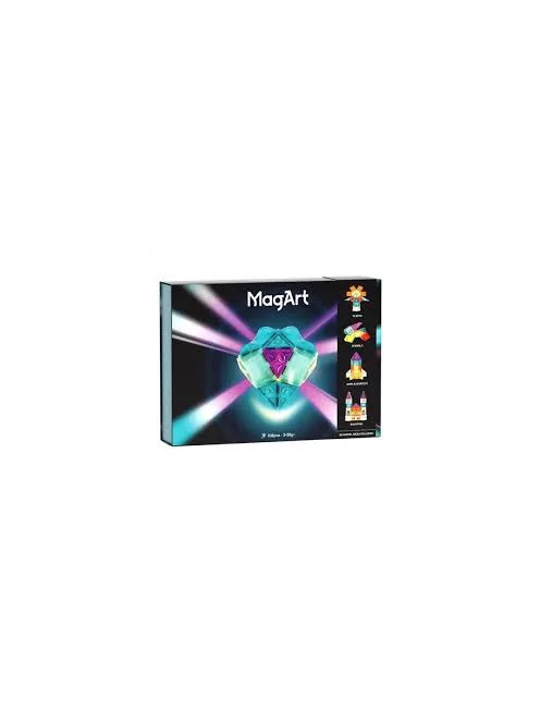 MagArt mágneses építőkészlet 110 db-os TOPBRIGHT
