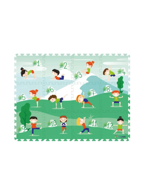 Az első habszivacs jógaszőnyegem, puzzle matrac Tatamiz