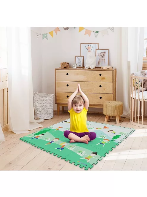 Az első habszivacs jógaszőnyegem, puzzle matrac Tatamiz