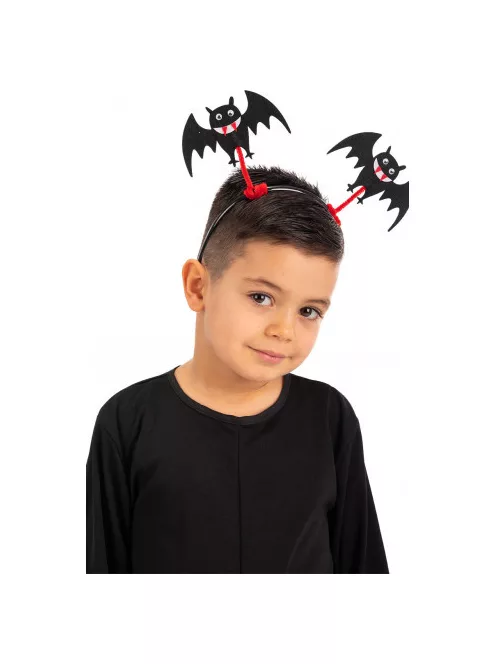 Denevéres Gyerek Fejdísz Halloween-re
