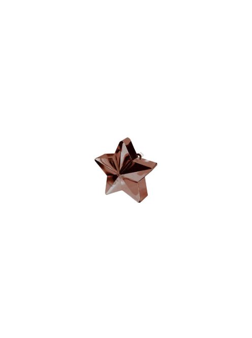 Csokoládébarna Csillag Léggömbsúly - 170 gramm