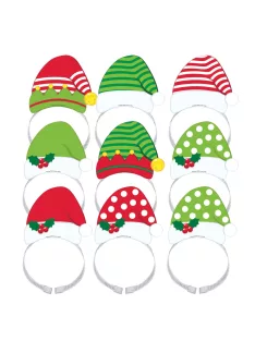 Mikulás és Manó Mintás Fejdísz