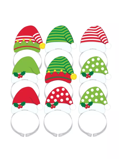 Mikulás és Manó Mintás Fejdísz